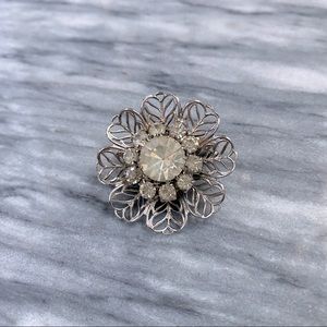 Vintage Crystal Brooch